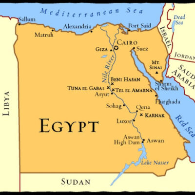 Egypt map