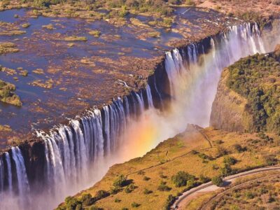Victoria Falls And Gorilla Flying