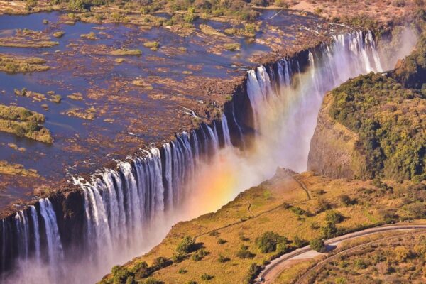 Victoria Falls And Gorilla Flying