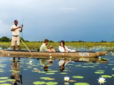 Mokoro Canoe Ride in the Okavango Delta, Botswana Mokoro Canoe Ride in the Okavango Delta, Botswana